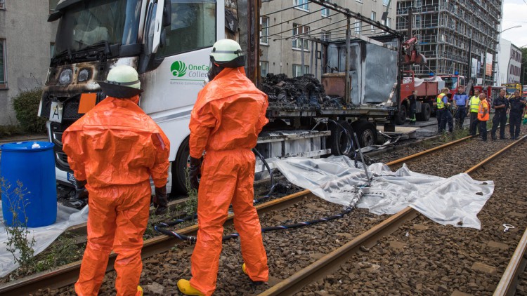 Gefahrgut-Unfall in Berlin