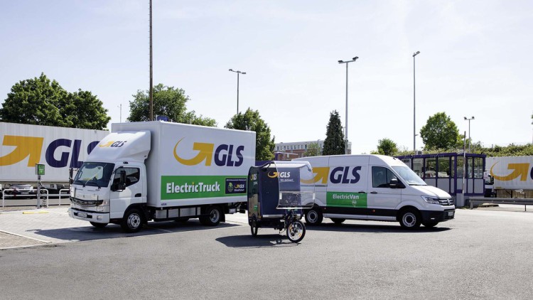 GLS Elektro Flotte Düsseldorf