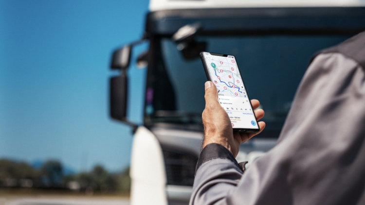 Die neue Lkw-Navigation App Here WeGo Pro für Smartphones