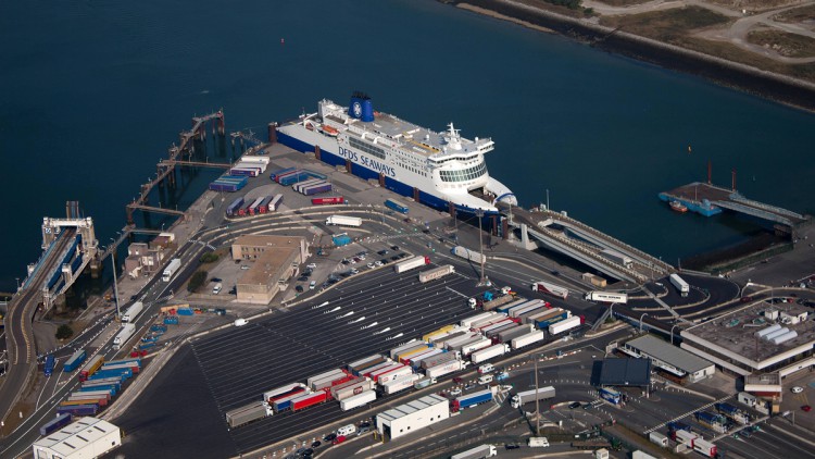 Kanalfähre, Hafen Dunkerque