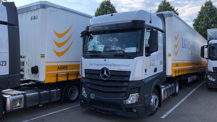 LGI Logistics Group International, Flotte, Lkw