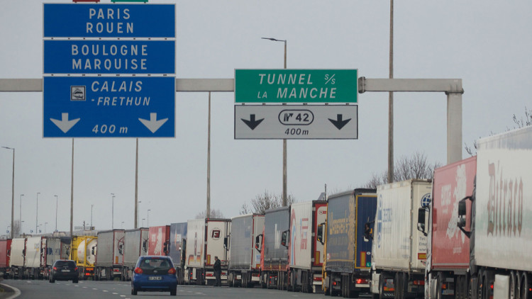 Lkw, Frankreich, A 16, Calais