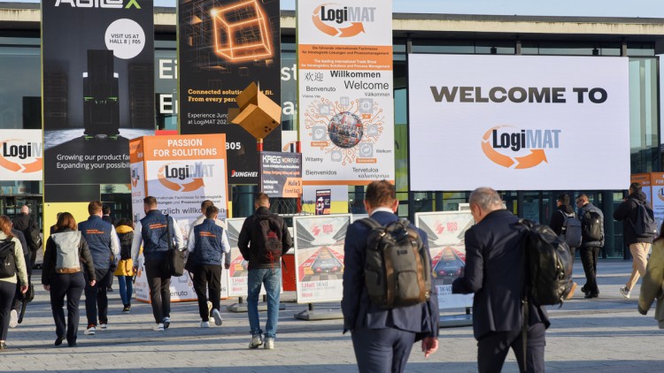 LogiMAT 2025 Eingang Messe Stuttgart