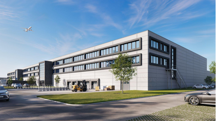 LogiSpace Kelsterbach des Joint Ventures MB Park Deutschland und Fraport