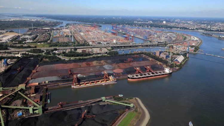 Massengutumschlag, Hafen Hamburg