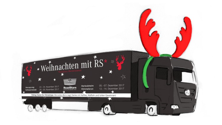 Mercedes-Benz Showtruck Weihnachten