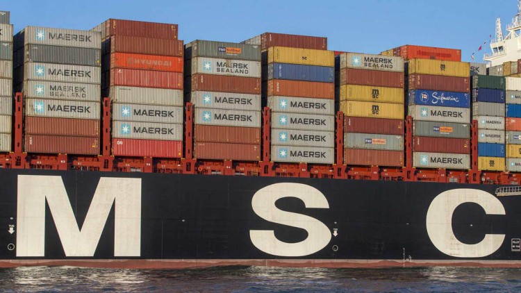 MSC, Reederei, Containerschiff