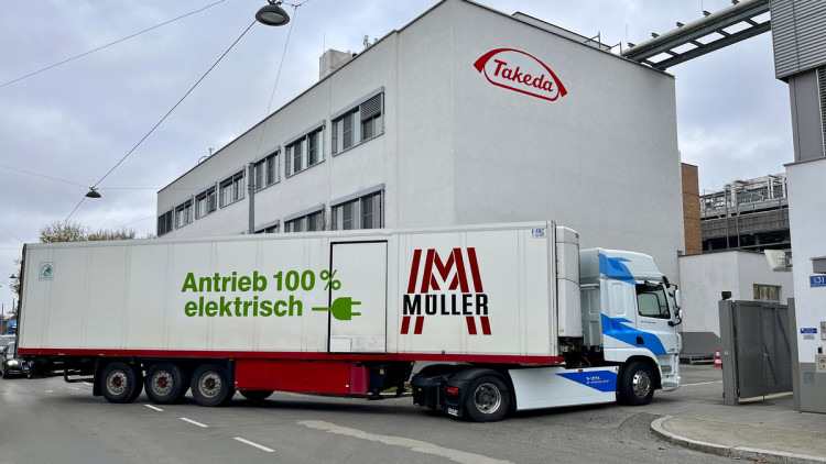 Müller Transport E-Lkw