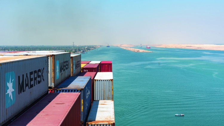 Maersk Container Rotes Meer