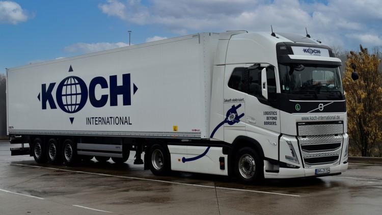 Elektro-Lkw Koch International für BASF