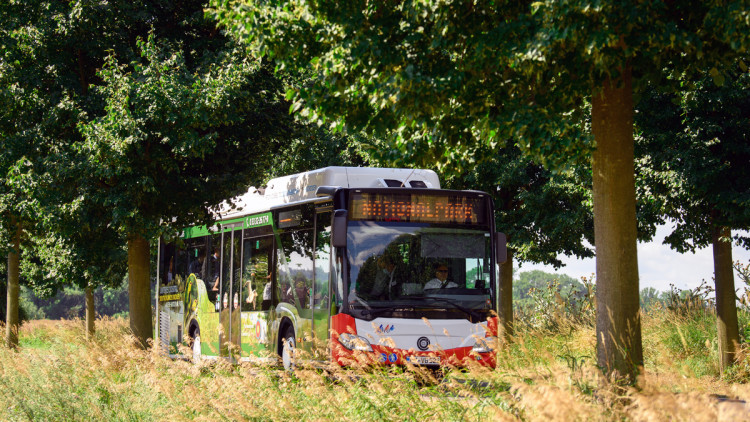 BMVI-gefördert: Pakete fahren mit dem Bus