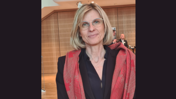 Diana Hille, Geschäftsführerin des brandenburgischen Unternehmens HMH Holztransporte