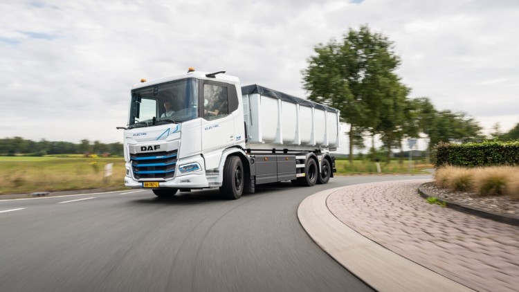 VR-Lkw-Test mit dem DAF XD 350 Electric