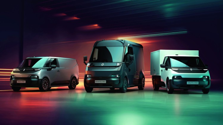 Renaults Elektro-Transporter: Trafic, Goelette und Estafette im modernen Gewand Bei Renault laufen sich neue E-Vans warm