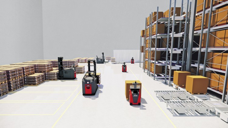 Linde MH Render Automatisierungslösungen