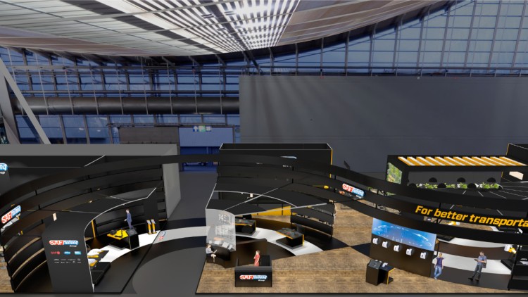 Messestand IAA SAF Holland