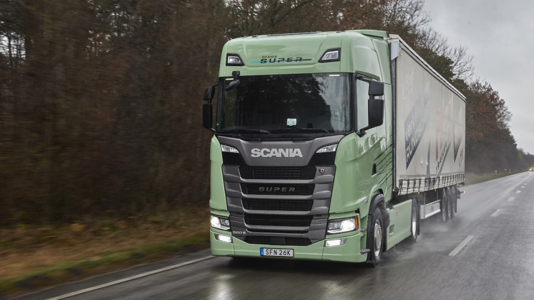 Scania-Green-Truck