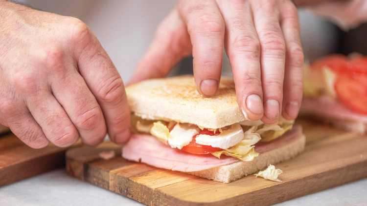 Schinken-Käse-Sandwich