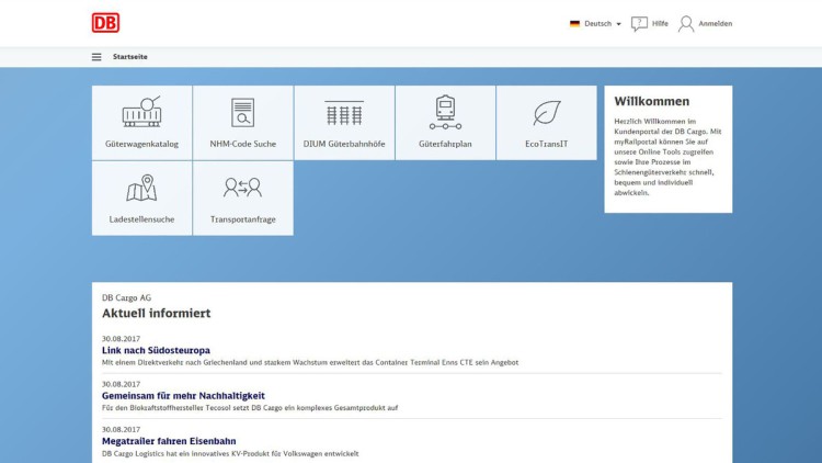 MyRailportal Screenshot