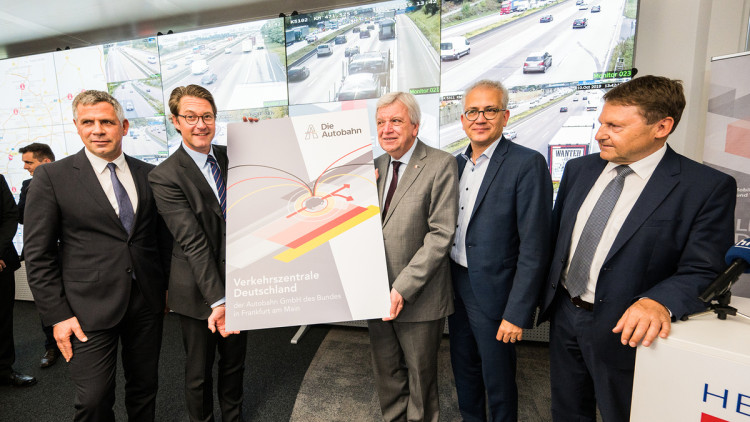 Verkehrszentrale der neuen Autobahngesellschaft des Bundes in Hessen