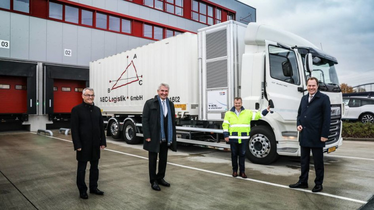 NRW: Praxisversuch mit Brennstoffzellen-Lkw startet