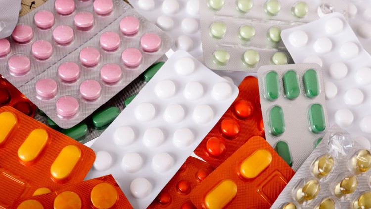 Blister mit Tabletten
