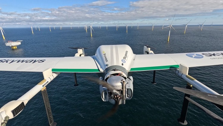 Transportdrohne_Offshore_Windpark