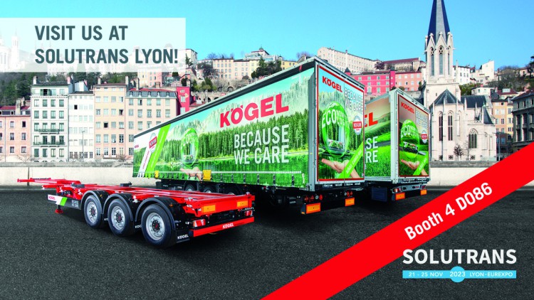 Kögel Trailer Fachmesse Frankreich