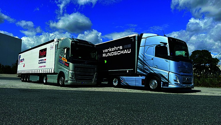 Volvo Trucks FH Aero 460 I-Save gegen den VR-Truck