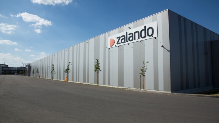 Zalando Logistikzentrum Erfurt Außenansicht