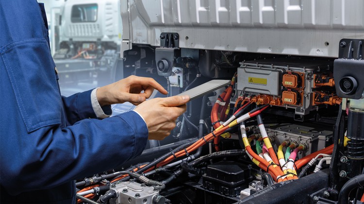 Elektronische Komponenten im Lkw