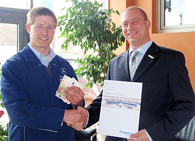 1. Gewinner im IAA-Gewinnspiel