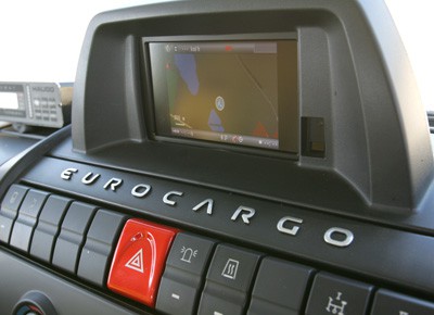 Icevo Eurocargo 80E18, Mittelkonsole