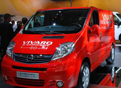 Opel Vivaro E-Concept, IAA Nutzfahrzeuge 2010