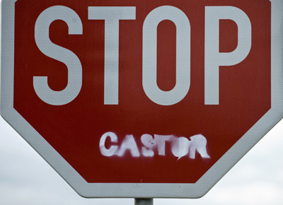 Castortransport, Stopp-Schild 