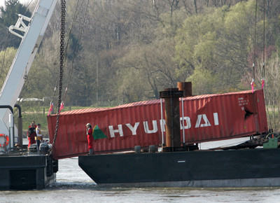 Container, Unfall