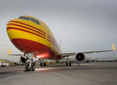 DHL-Frachter Boeing767