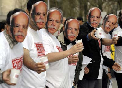 Demonstration gegen Zetsche