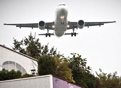 Fluglärm, Flugzeug, BBI, Berlin