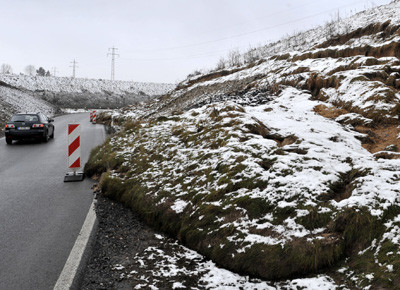Hangabrutsch, Autobahn 17 