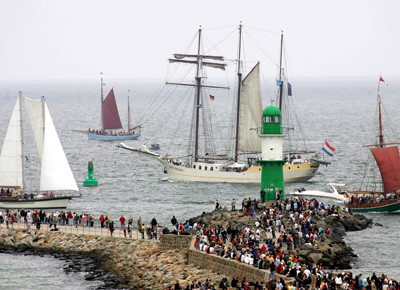 Hanse Sail 2010, Warnemünde, Segelschiff