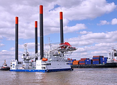 Hubinsel, Thor, Hafen, Hamburg, Frachter