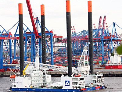 Hubinsel, Thor, Hafen, Hamburg, HHLA, Container