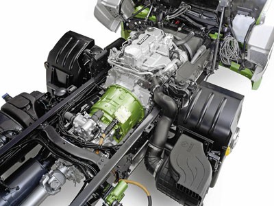 Eaton Hybrid im DAF 400