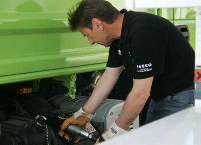 Icevo, Eurocargo 80E18, Tanken