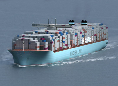 Maersk, Containerschiff, Container, Konzeptstudie