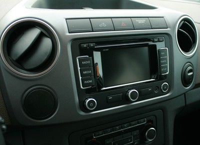 VW Amarok, Mittelkonsole