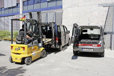 Nissan Cube, Stapler