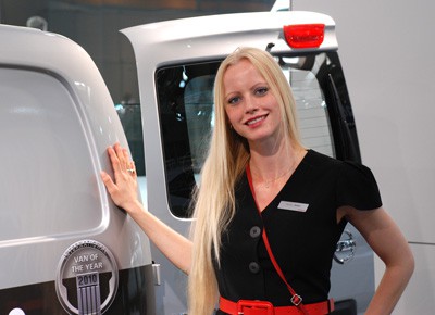 Messe-Hostess, Nissan, IAA Nutzfahrzeuge