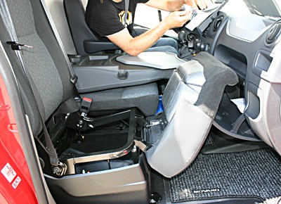 Opel, Movano, Beifahrersitzdoppelbank, klappbar